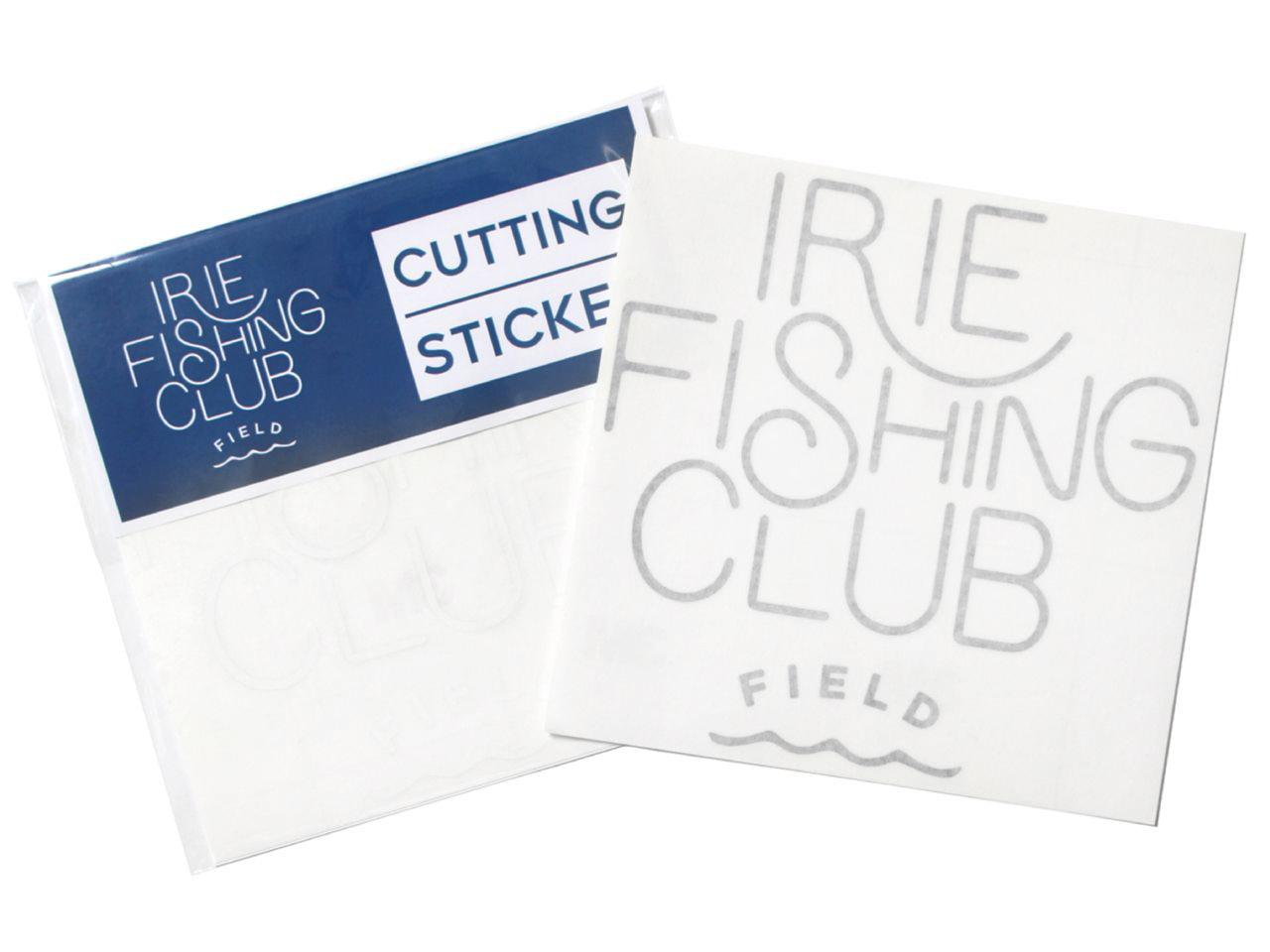 I.F.C LOGO CUTTING STICKER【M】 -IRIE FISHING CLUB-
