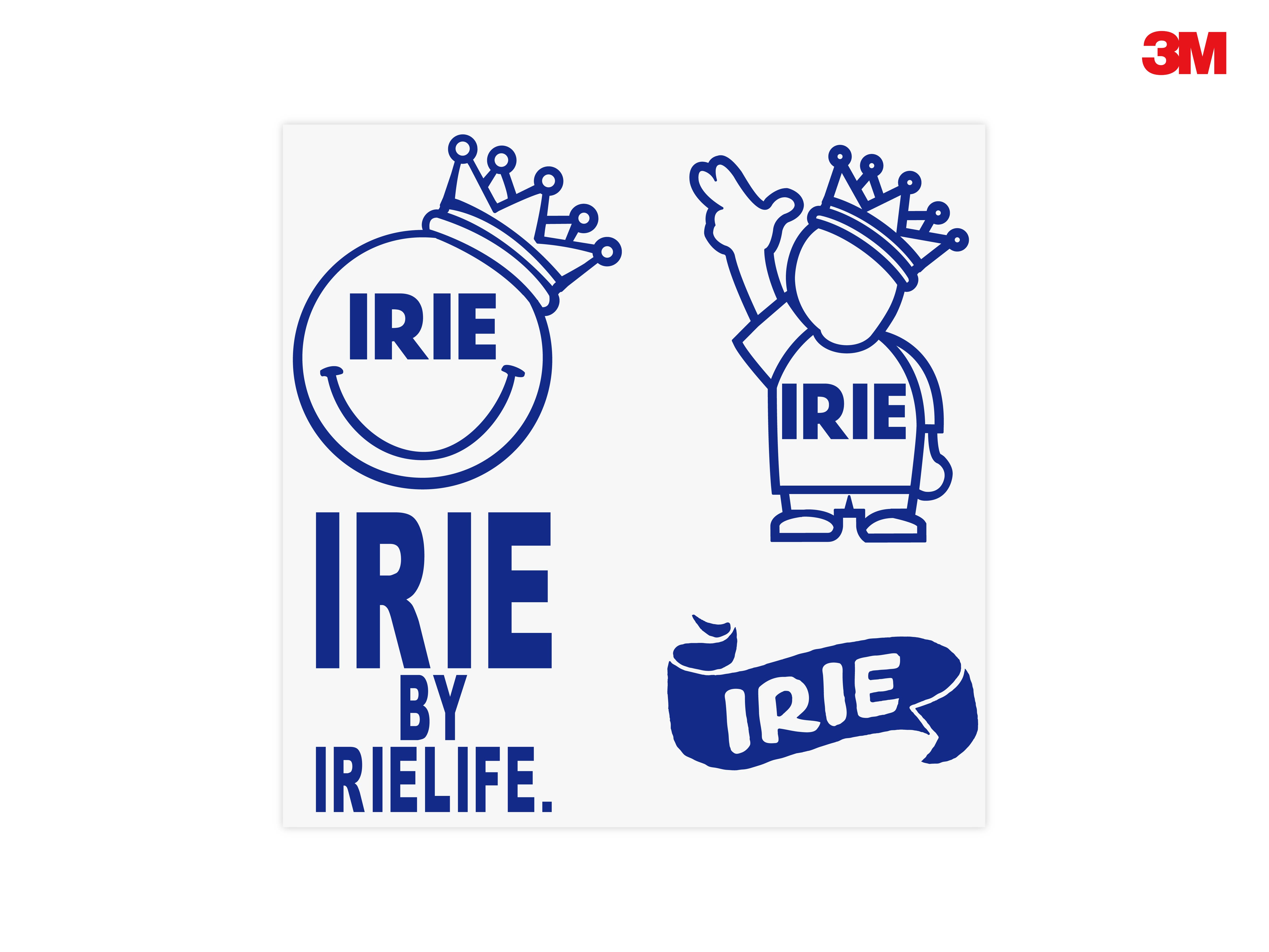 IRIE CUTTING STICKER SET -IRIE by irielife- | RAGGACHINA