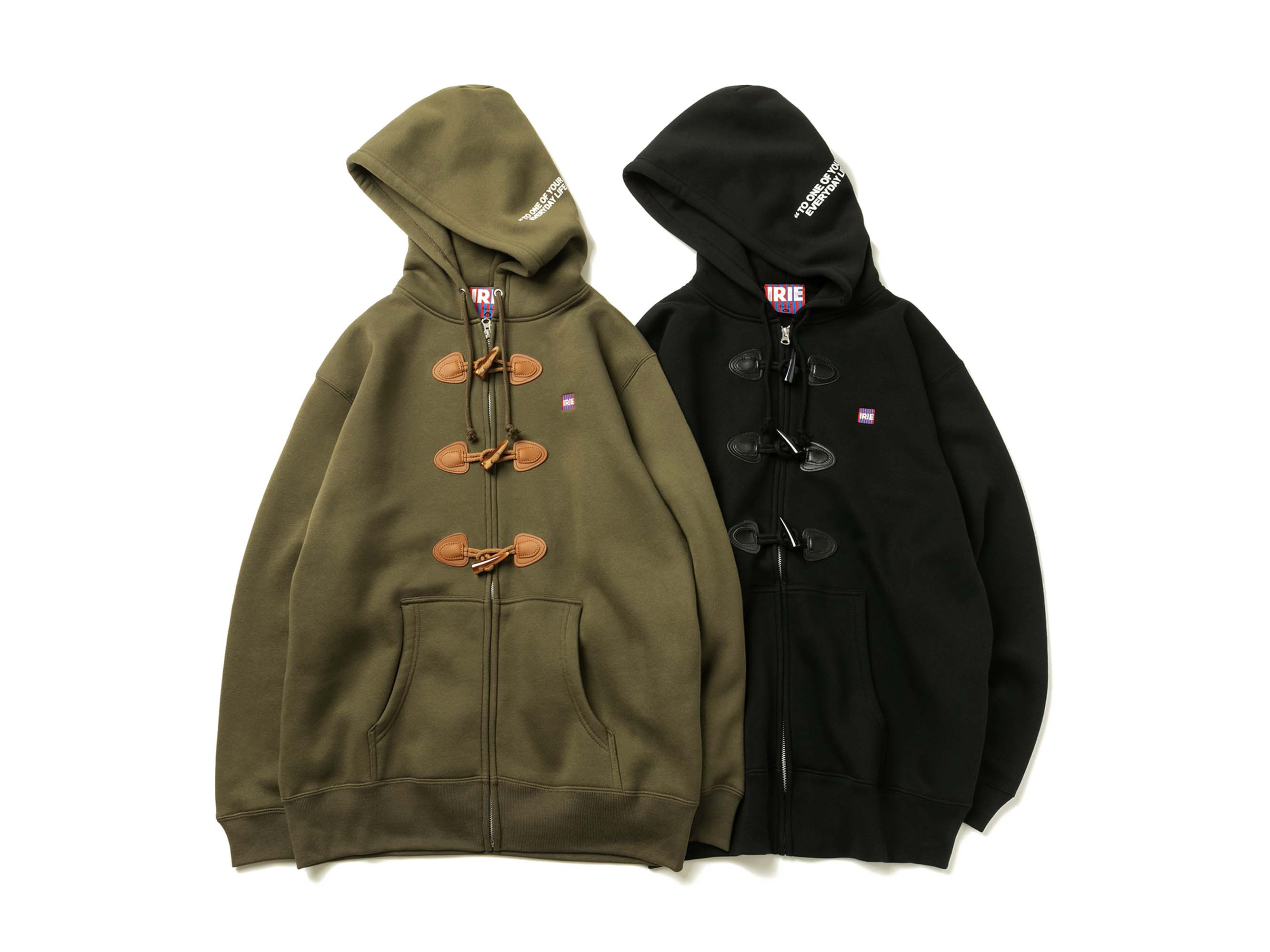 【20% OFF】TOGGLE BUTTON ZIP HOODIE  - IRIE by irielife