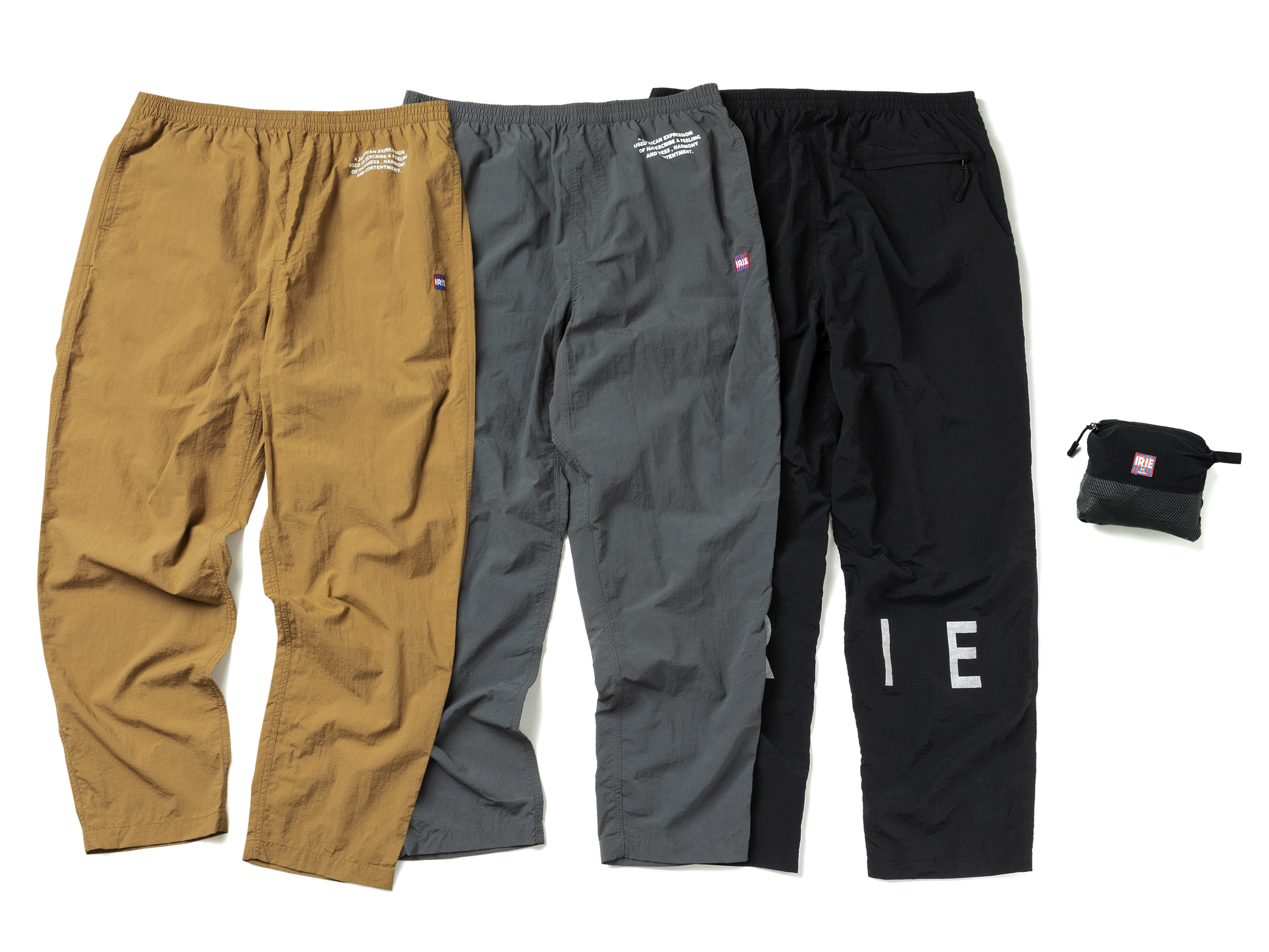 【20%OFF】PACKABLE NYLON PANTS - IRIE by irielife