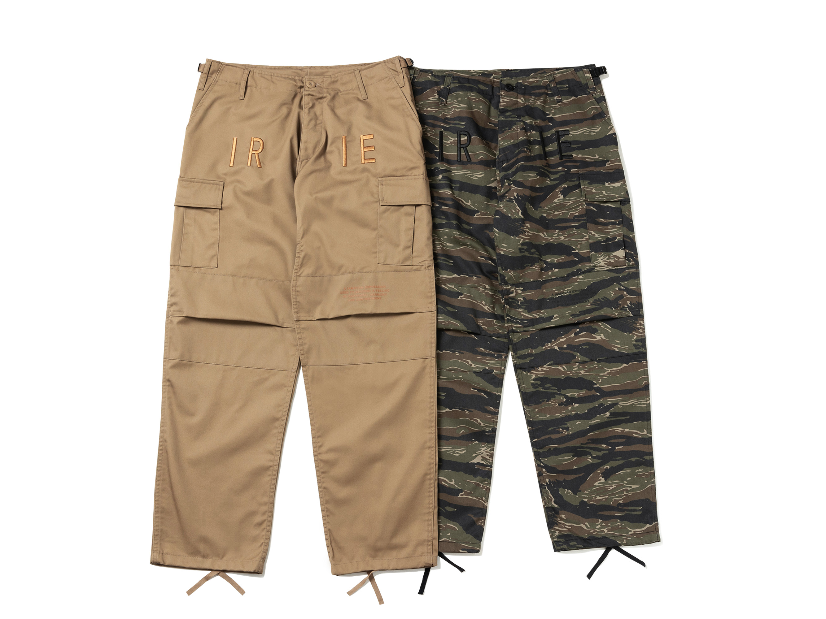 【40%OFF】3D LOGO CARGO PANTS - IRIE by irielife