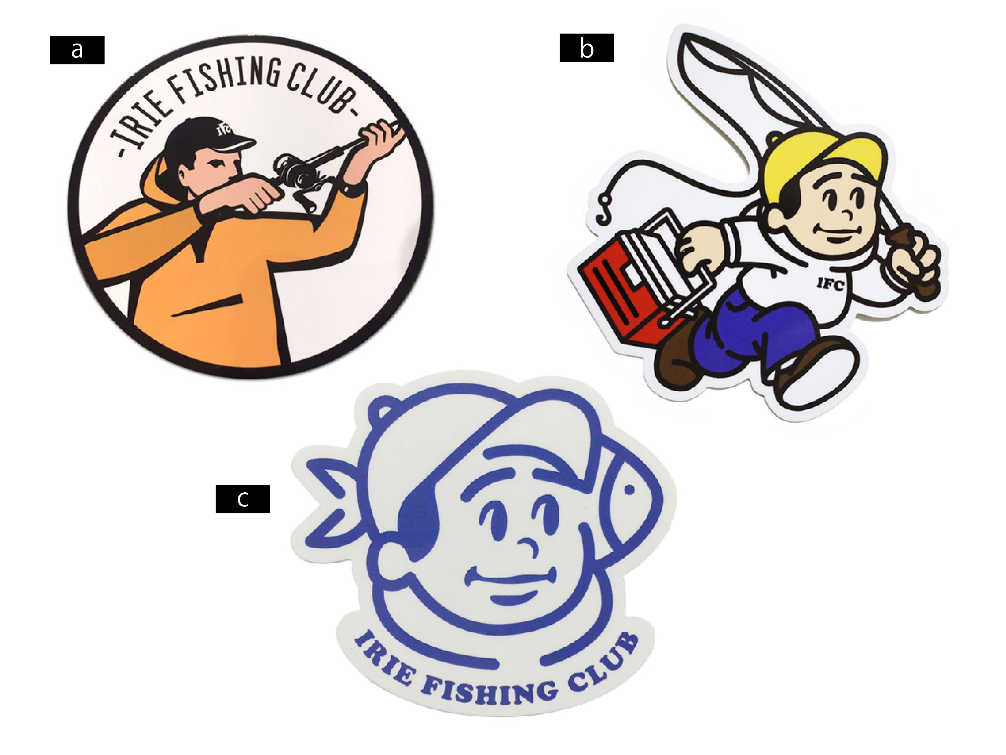 I.F.C ICON W.P STICKER - IRIE FISHING CLUB