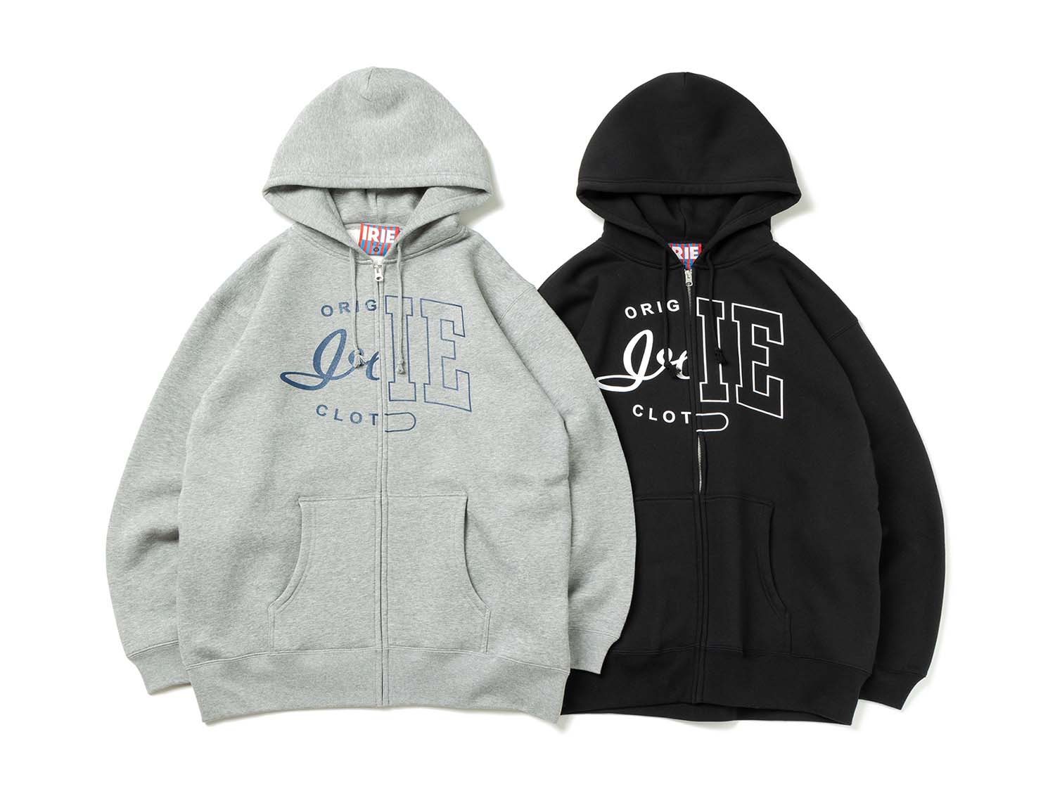 DOUBLE LOGO ZIP HOODIE - IRIE by irielife