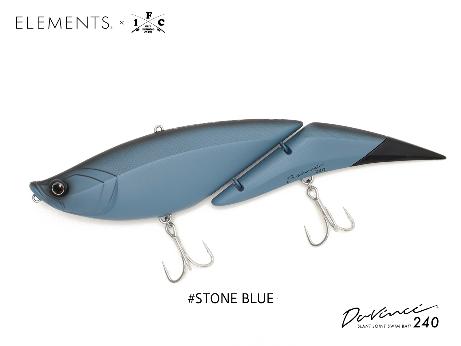 ×ELEMENTS Davinci 240 SW “STONE BLUE” - IRIE FISHING CLUB