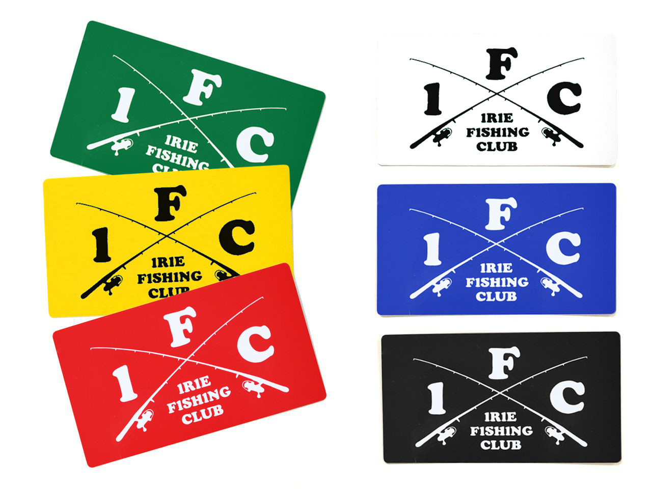 I.F.C CROSS ROD W.P STICKER - IRIE FISHING CLUB