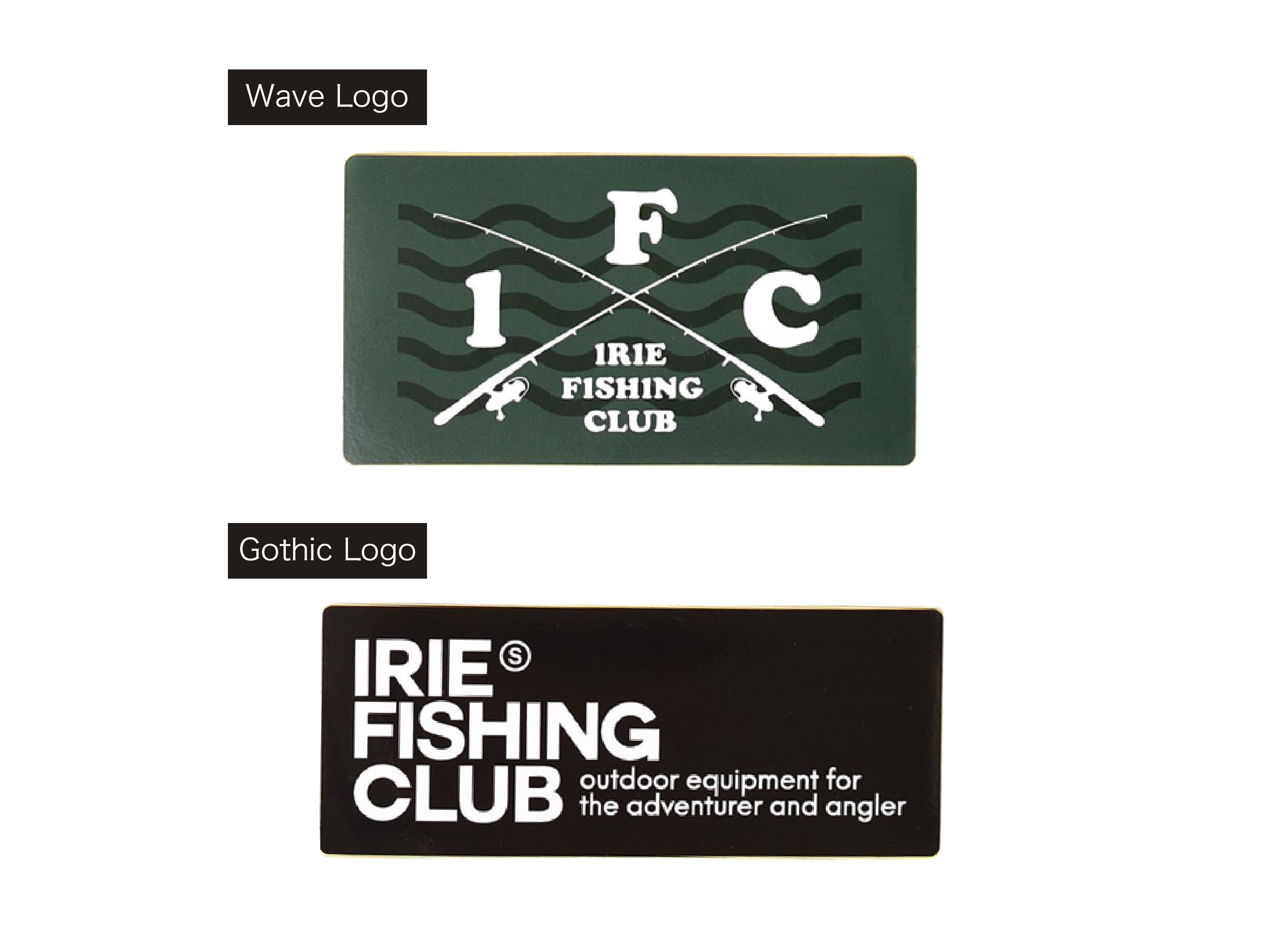 I.F.C LOGO W.P STICKER - IRIE FISHING CLUB