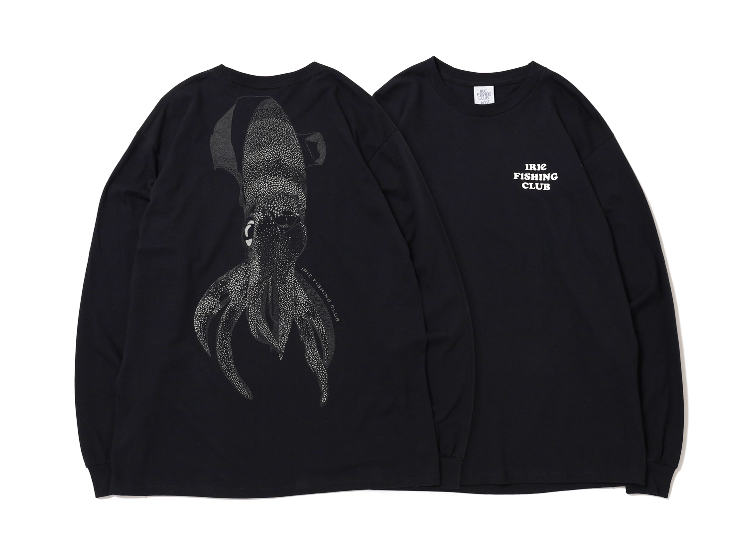 GLOW SQUID IN THE DARK L/S TEE - IRIE FISHING CLUB