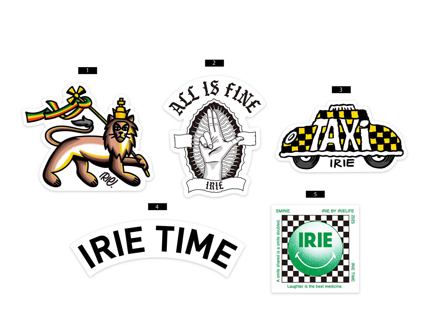 IRIE WATERPROOF STICKER 25SS - IRIE by irielife