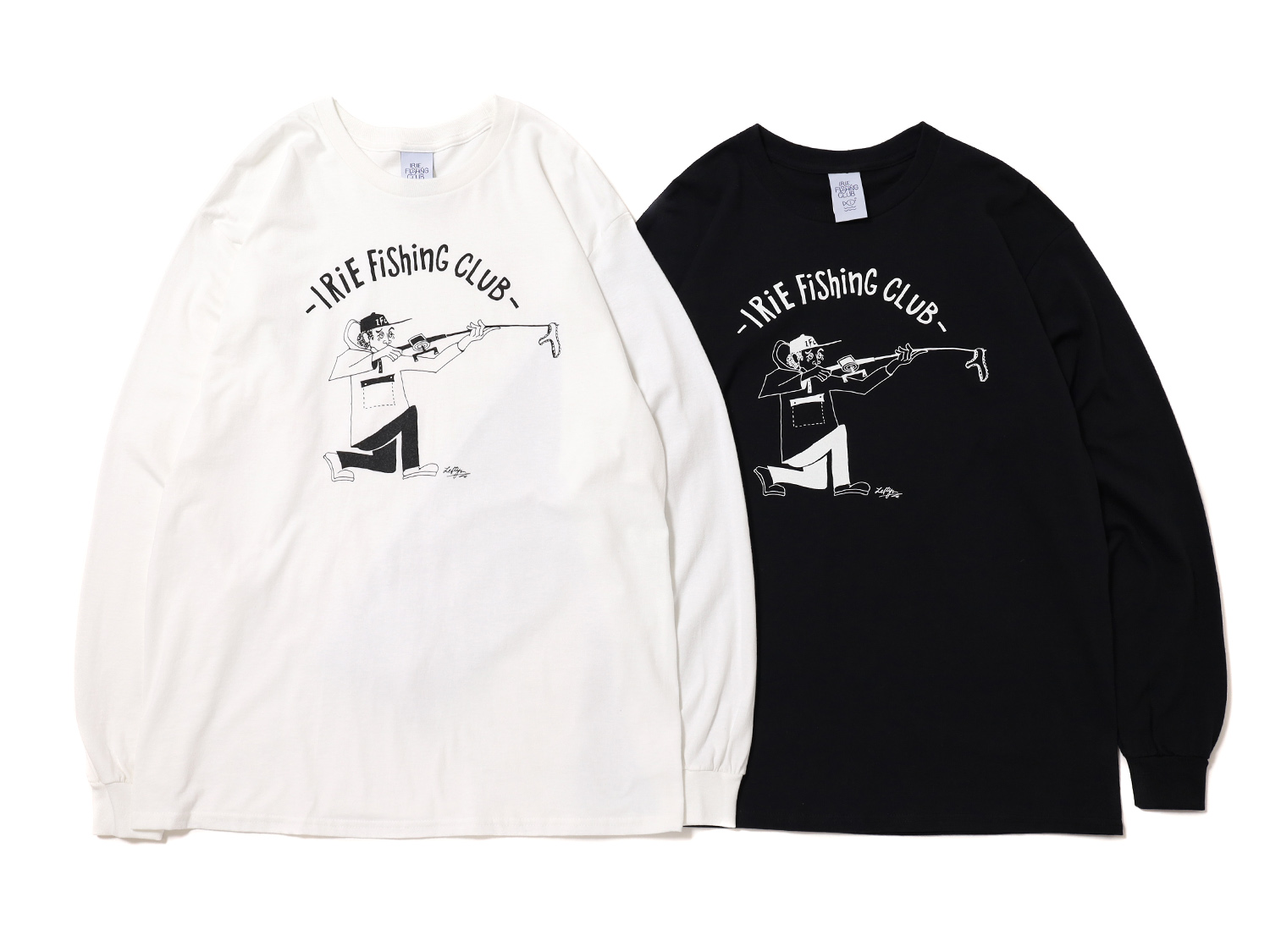 ×LEFTY ART SNIPER BOY L/S TEE - IRIE FISHING CLUB