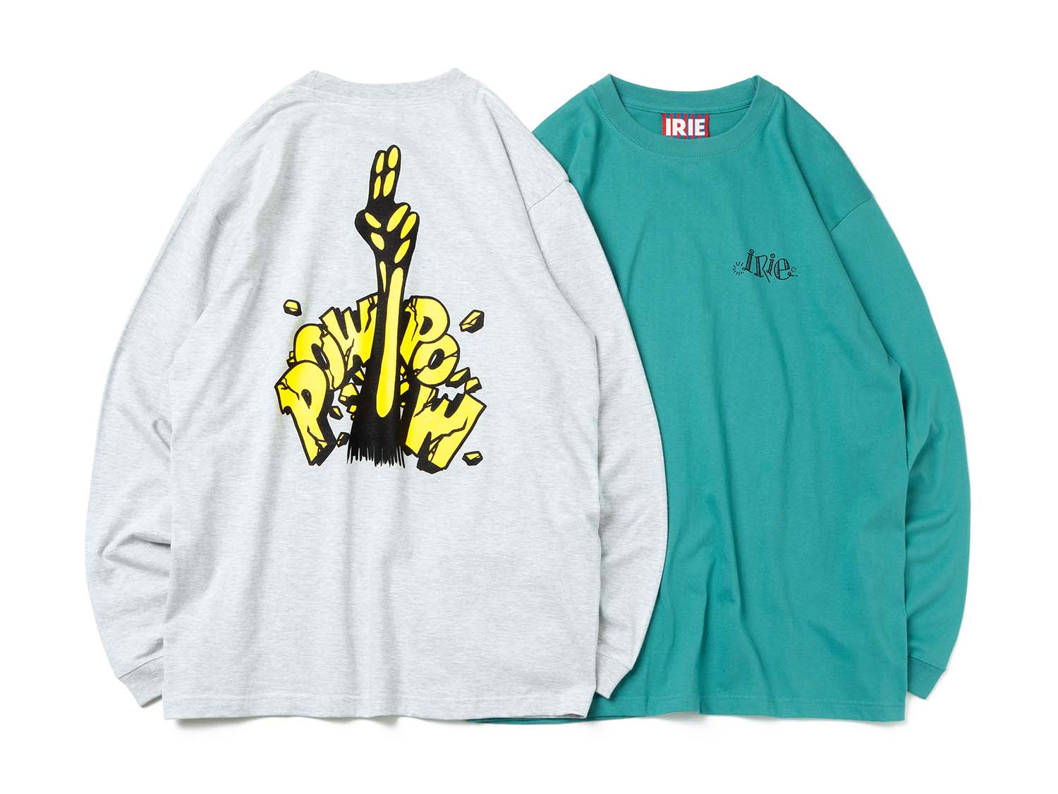 ×kanegooon POW POW L/S TEE - IRIE by irielife