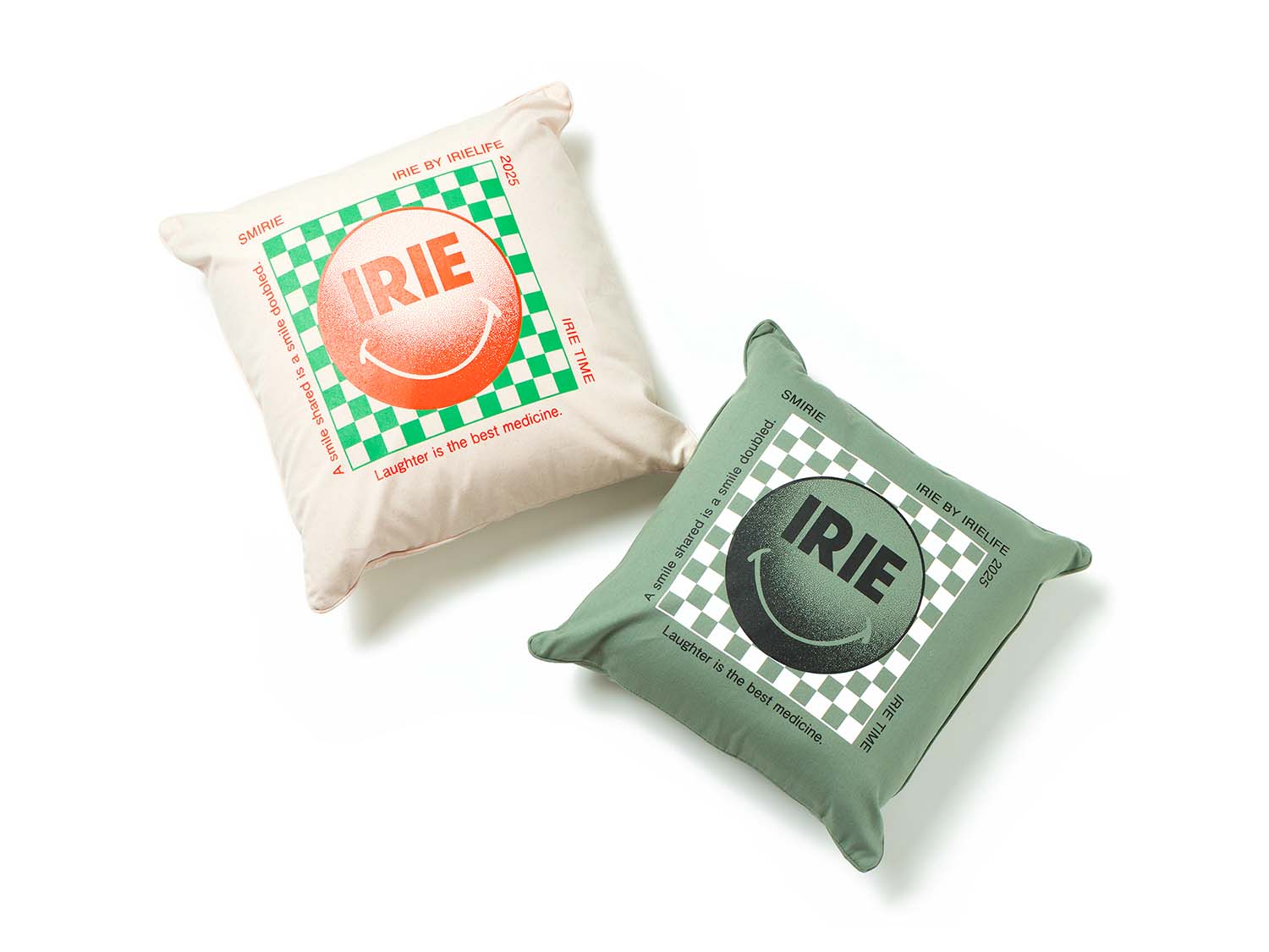 CHECKER SMIRIE CUSHION COVER - IRIE by irielife