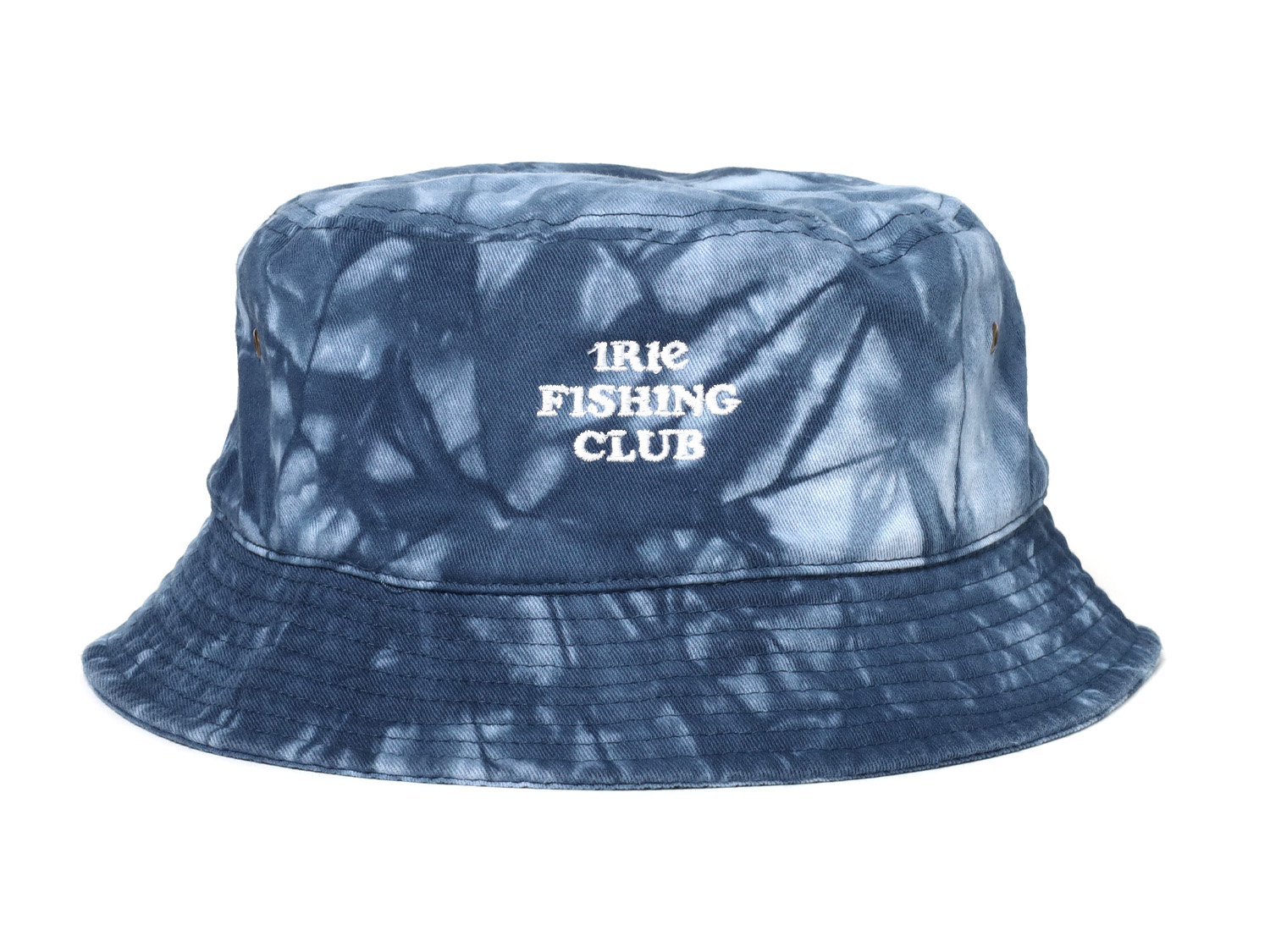 TEXT LOGO TIE DYE BUCKET HAT - IRIE FISHING CLUB