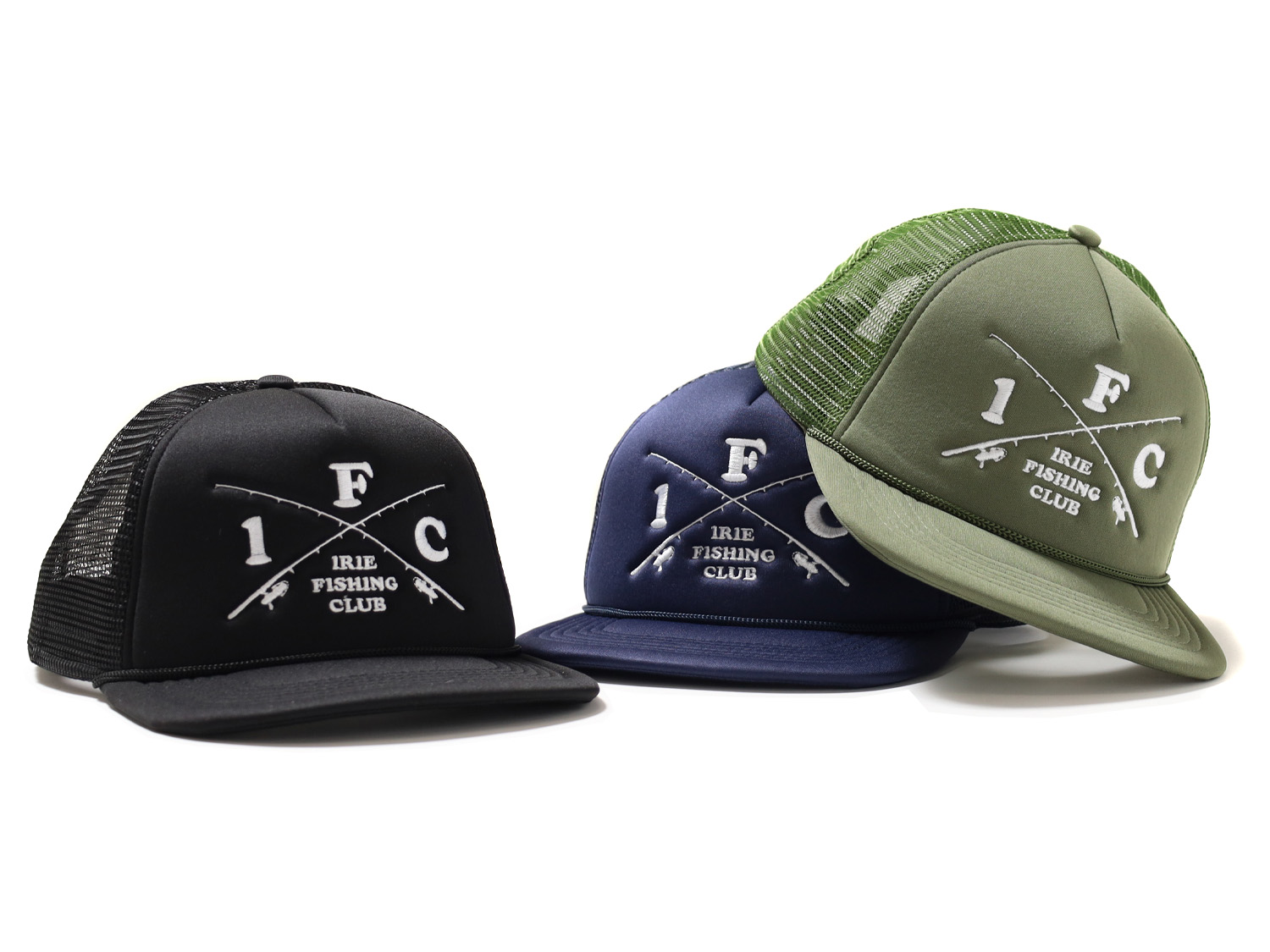CROSS ROD MESH CAP - IRIE FISHING CLUB