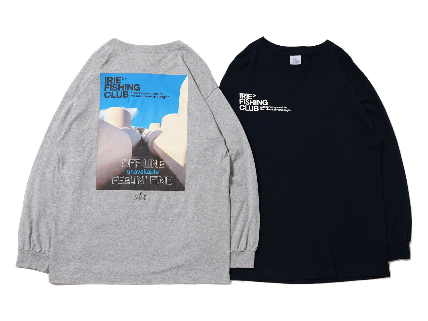 FEELIN' FINE L/S TEE - IRIE FISHING CLUB