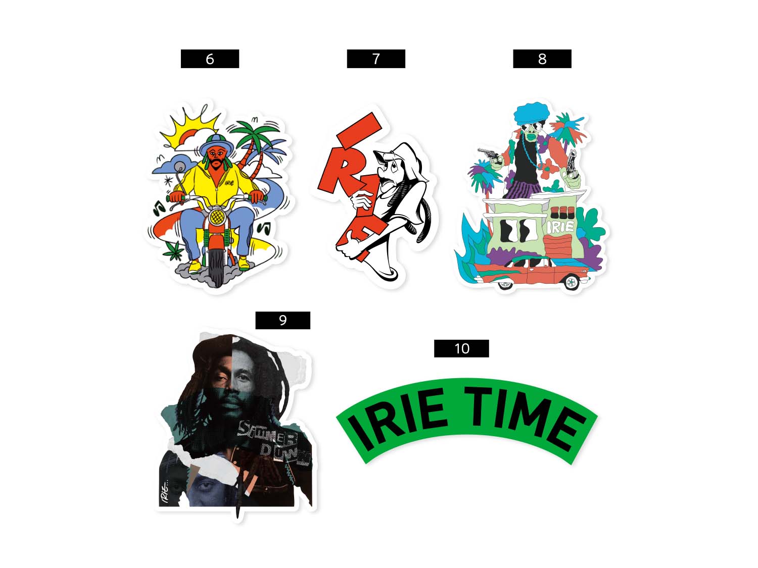 IRIE WATERPROOF STICKER 25AW - IRIE by irielife