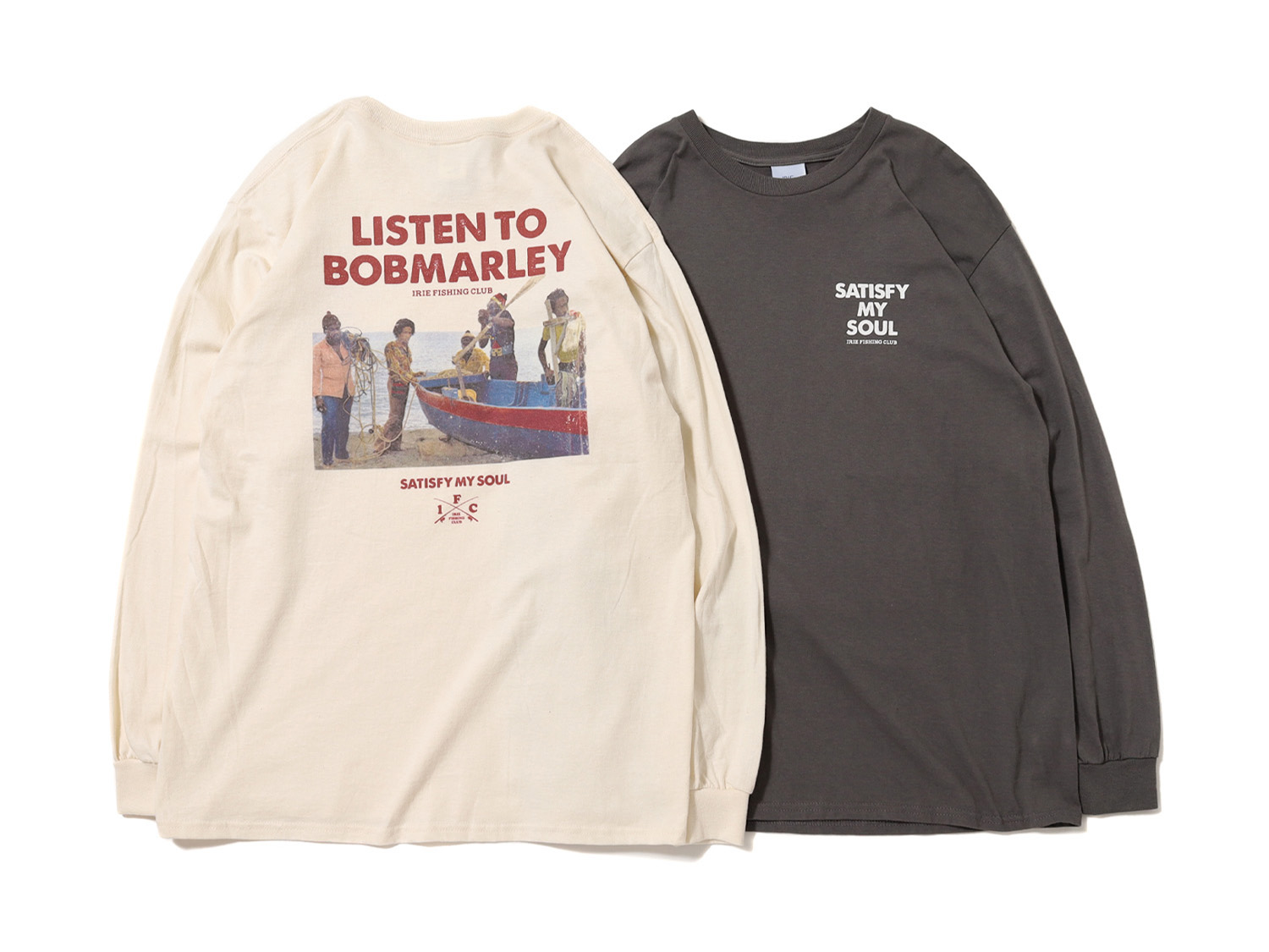 SATISFY MY SOUL L/S TEE - IRIE FISHING CLUB