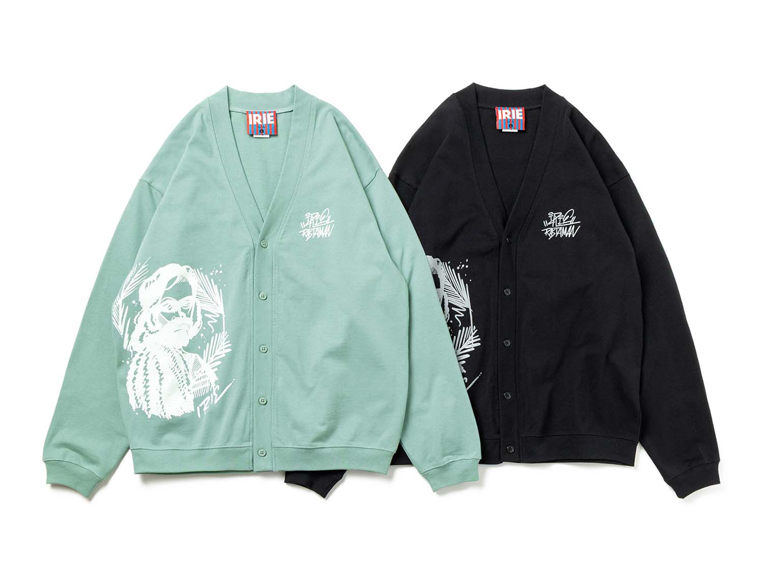 × かねこじんこう a.k.a kanegooon　IRIE RASTAMAN CARDIGAN