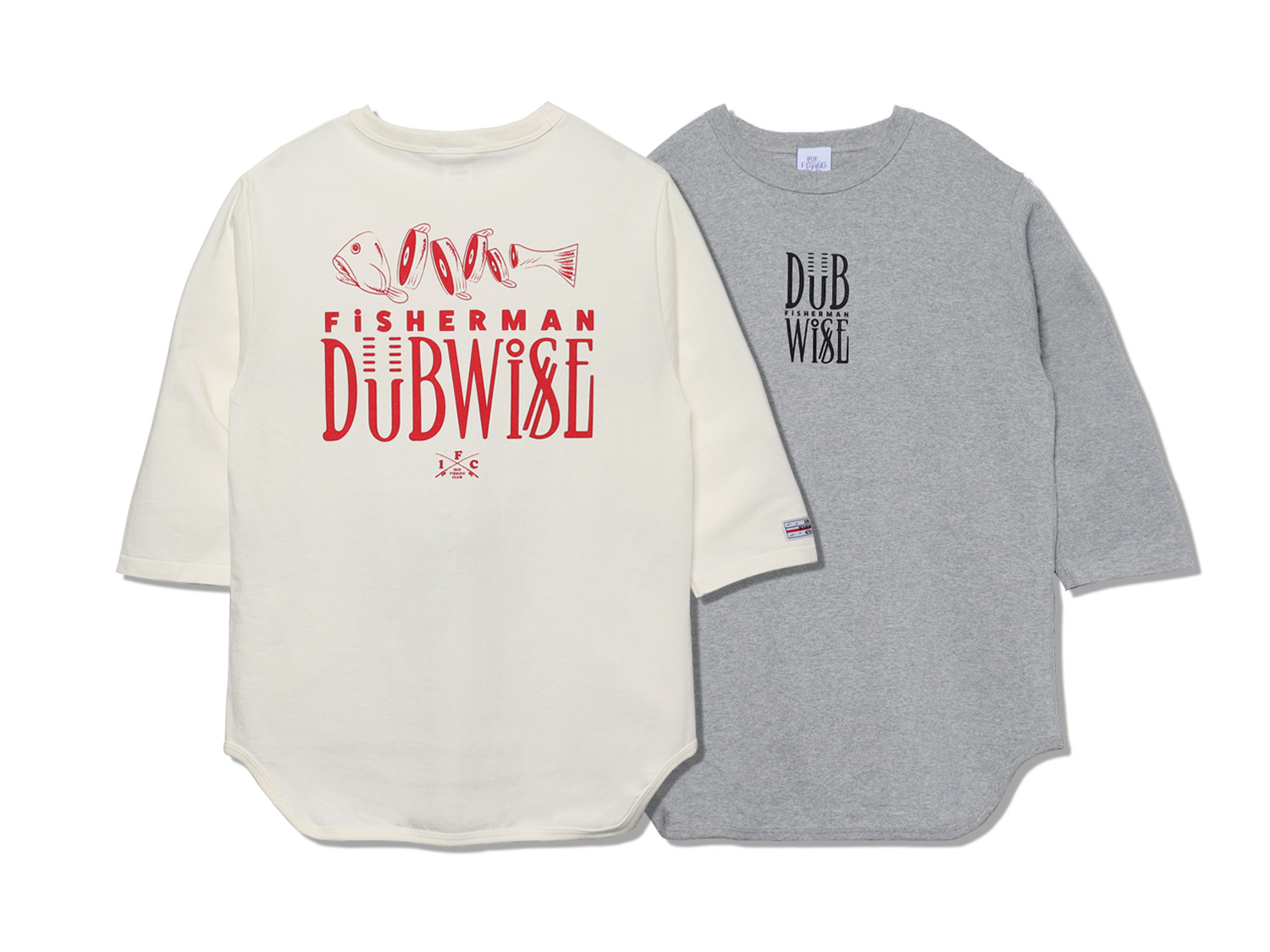 DUB WISE 3/4 TEE - IRIE FISHING CLUB