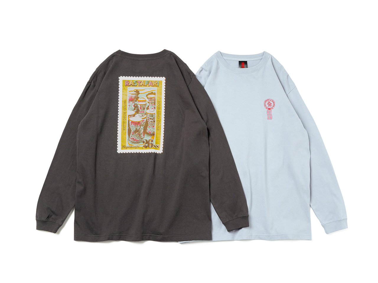 RIDDIM STAMP L/S TEE - IRIE by irielife