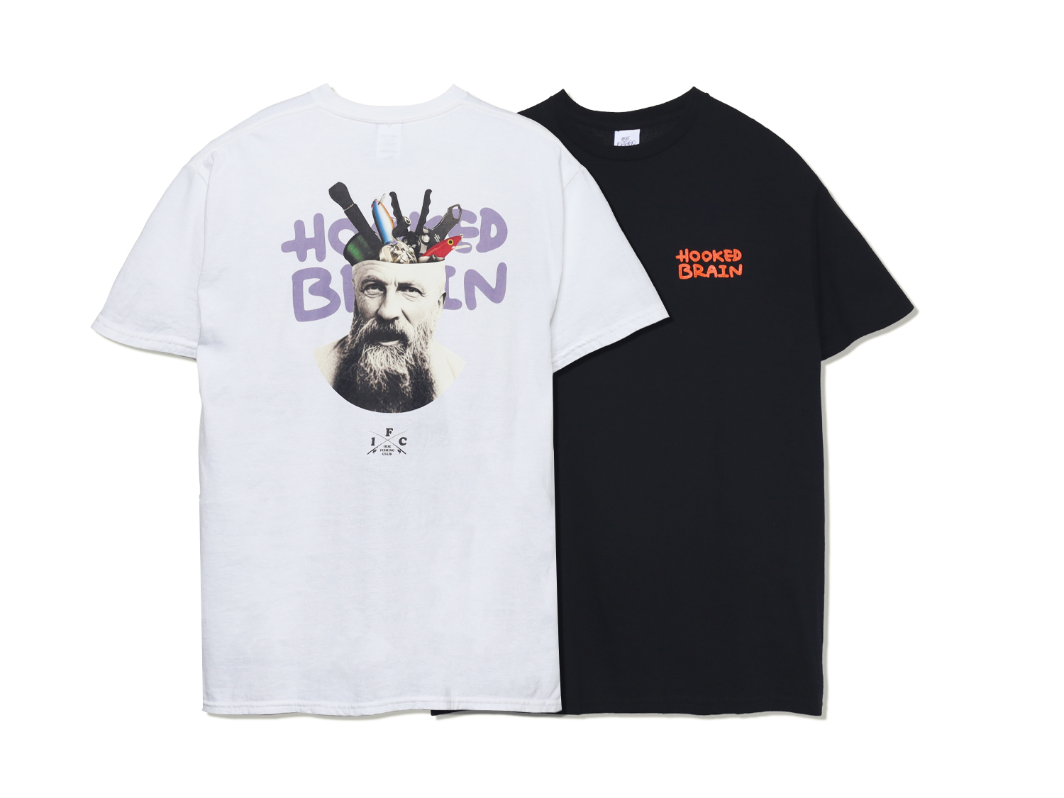 HOOKED BRAIN TEE - IRIE FISHING CLUB