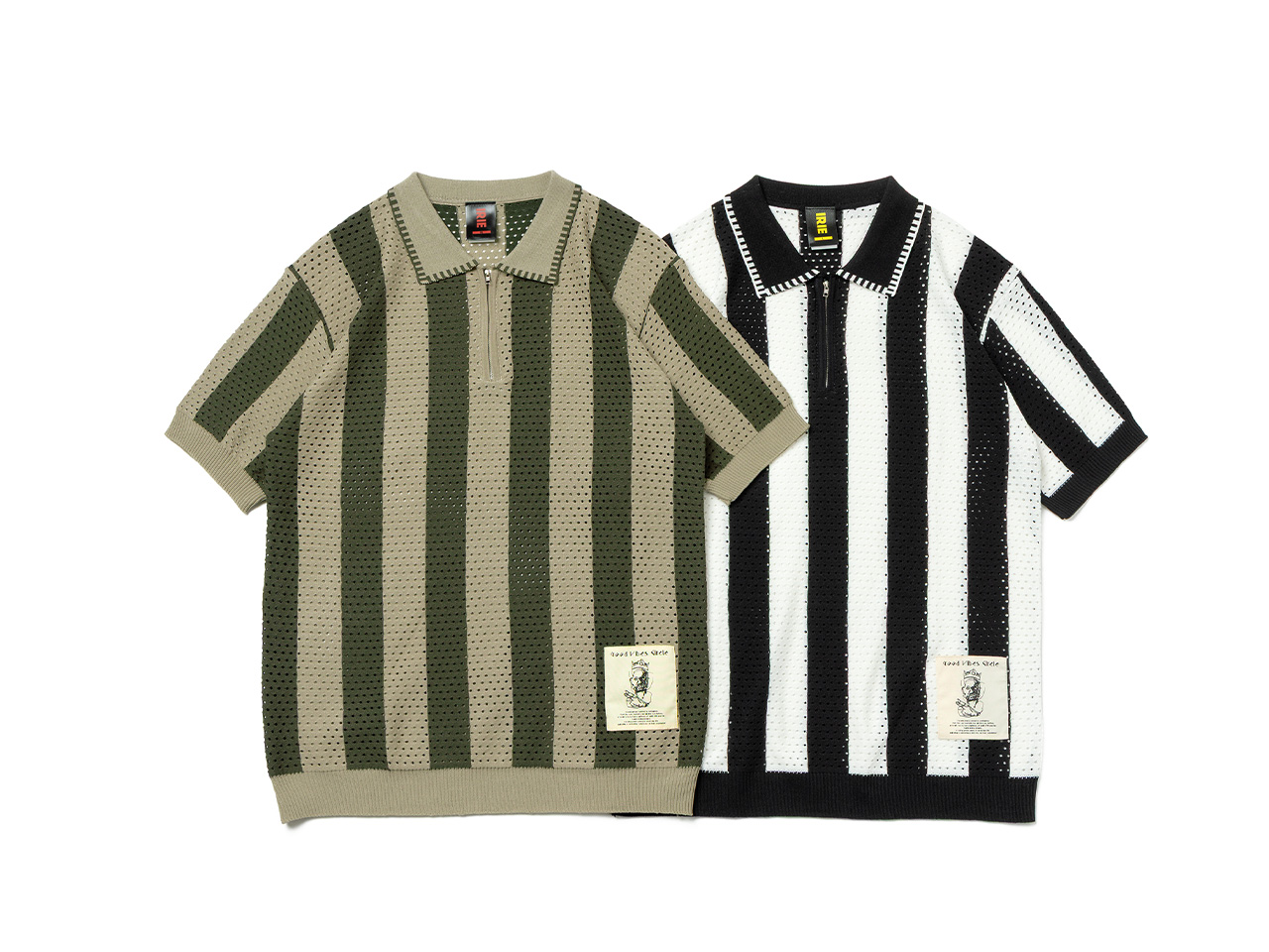 KNIT MESH POLO SHIRT - IRIE by irielife