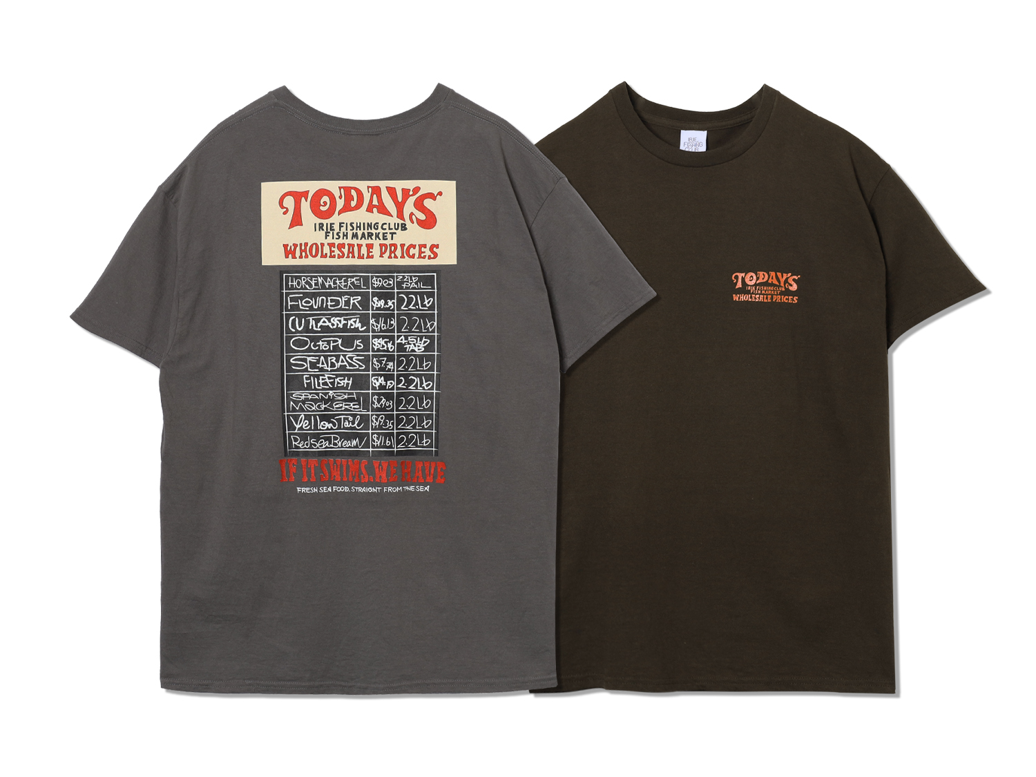FISH MARKET TEE - IRIE FISHING CLUB