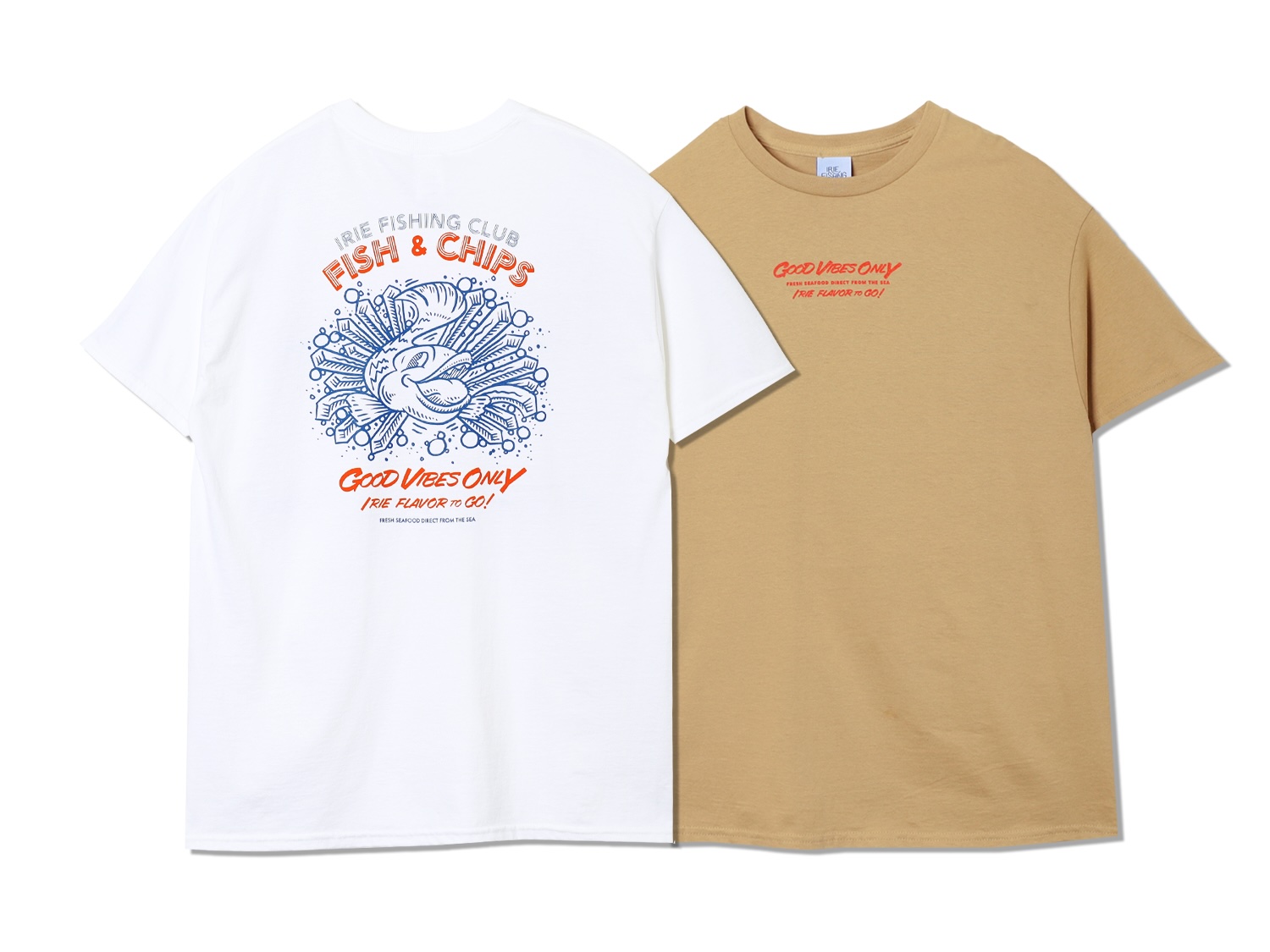 FISH & CHIPS TEE - IRIE FISHING CLUB